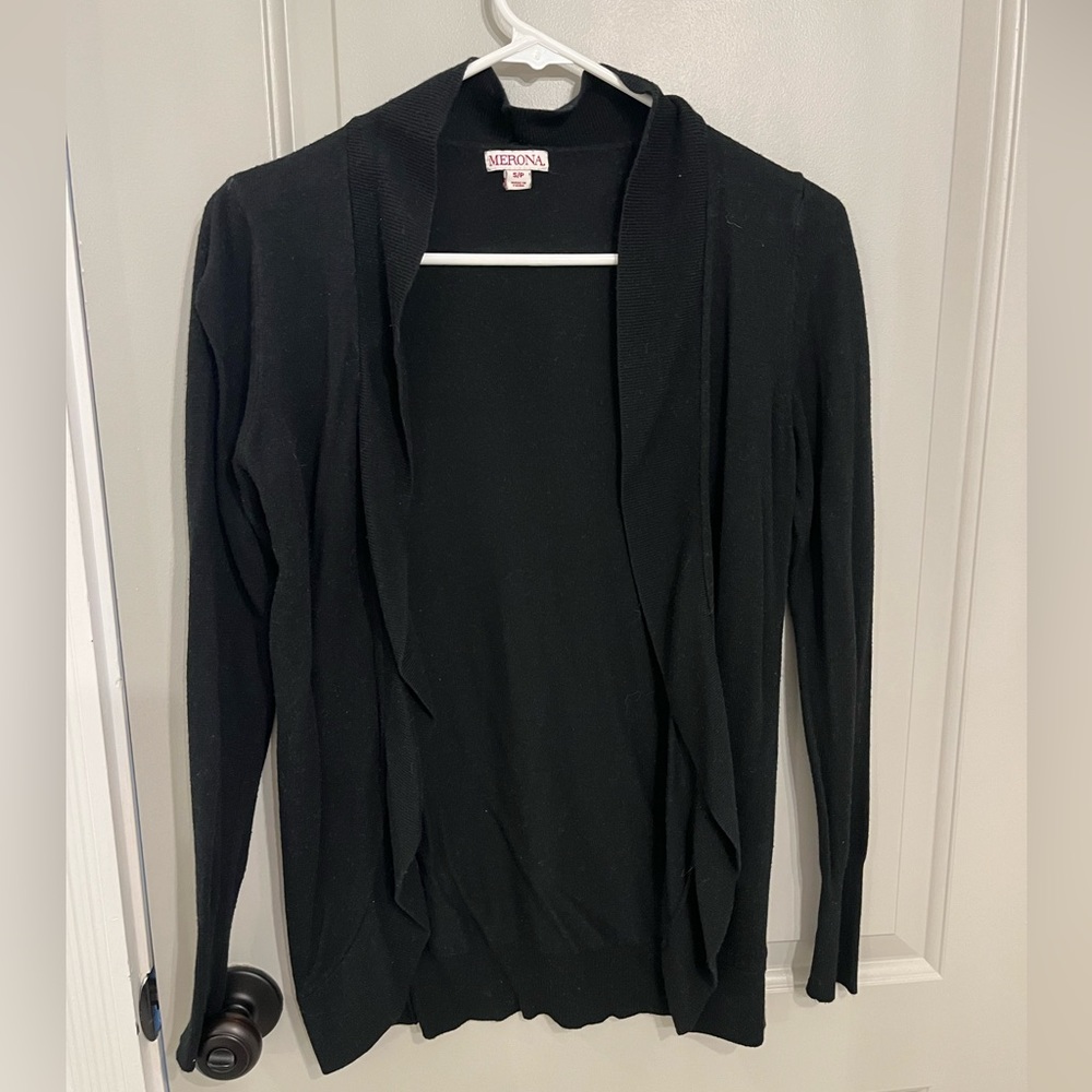 Merona size small black cardigan